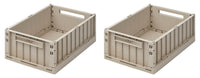 Weston 2er Set Aufbewahrungsboxen medium, sandy