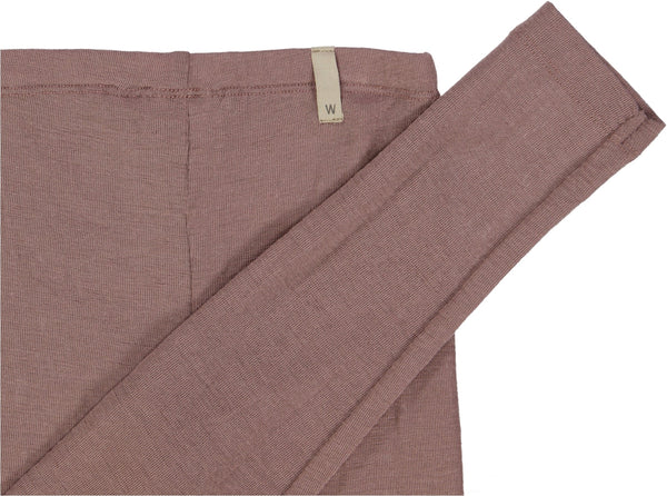 Leggings aus Wolle dusty lilac