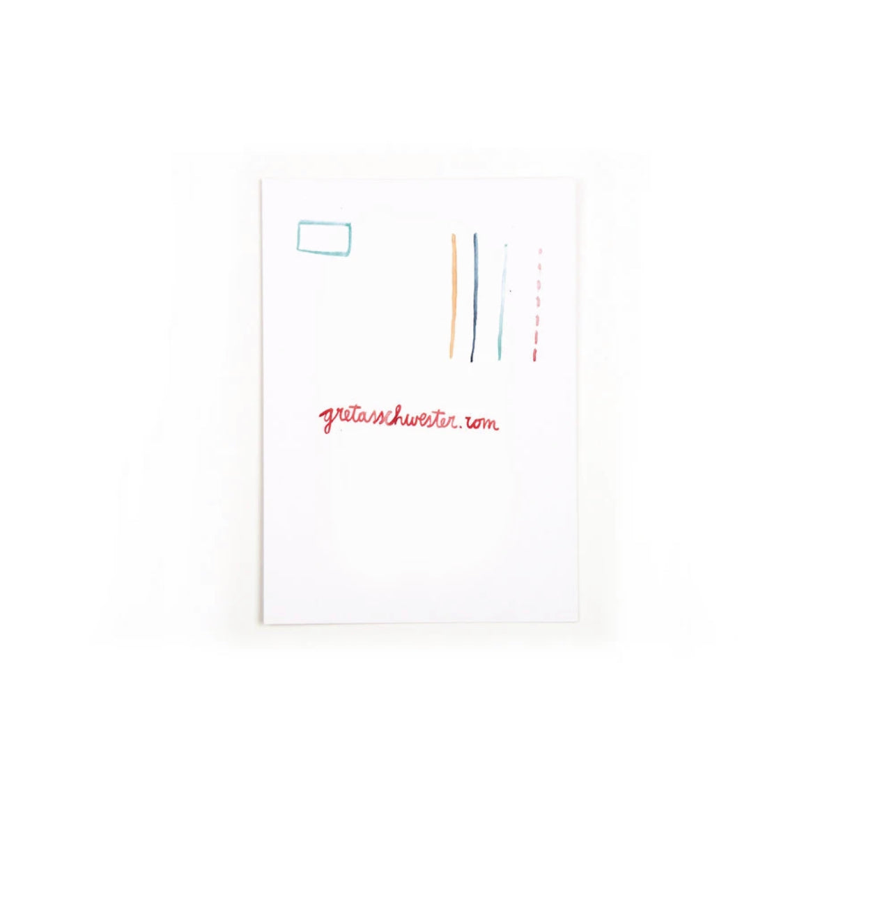 Postkarte SECHS