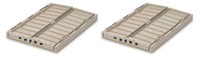 Weston 2er Set Aufbewahrungsboxen medium, sandy