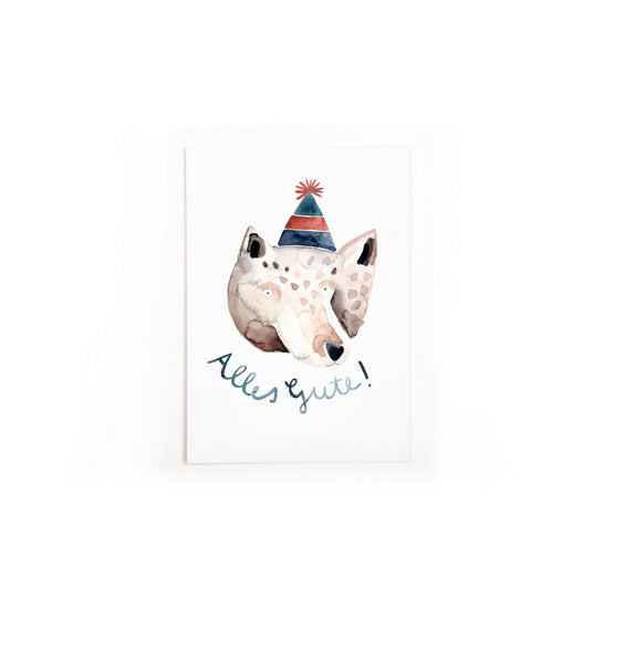 Postkarte Alles Gute