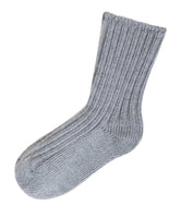 Wollsocken, hellgrau